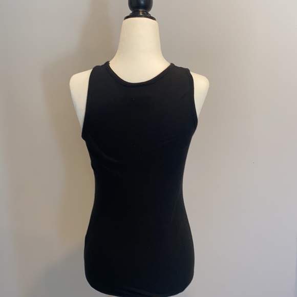 Lacoste Black Tank Top Size 40 - Picture 3 of 4
